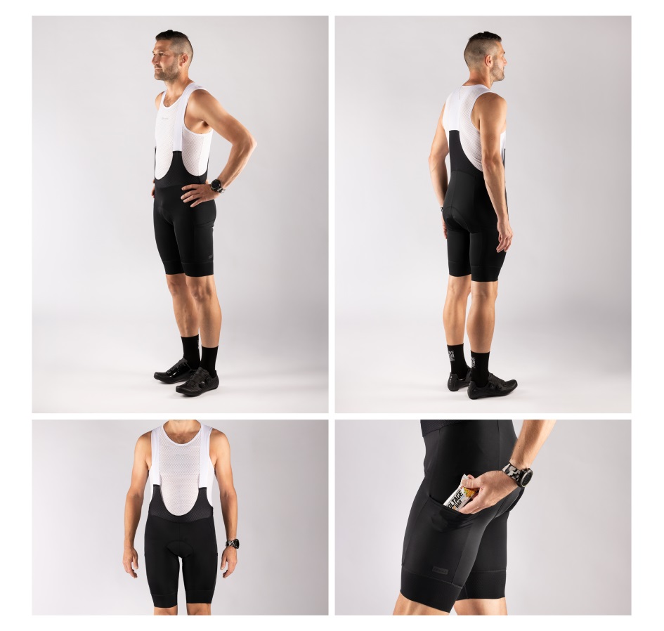 bibshorts F PASSION with pad, black