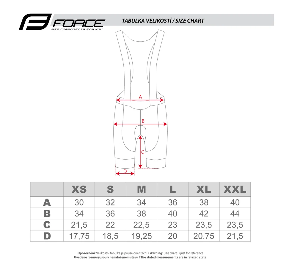 bibshorts F POINTS LADY with pad, black-white