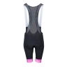 bibshorts F STRIPE LADY with pad, black-pink