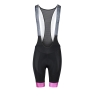 bibshorts F STRIPE LADY with pad, black-pink