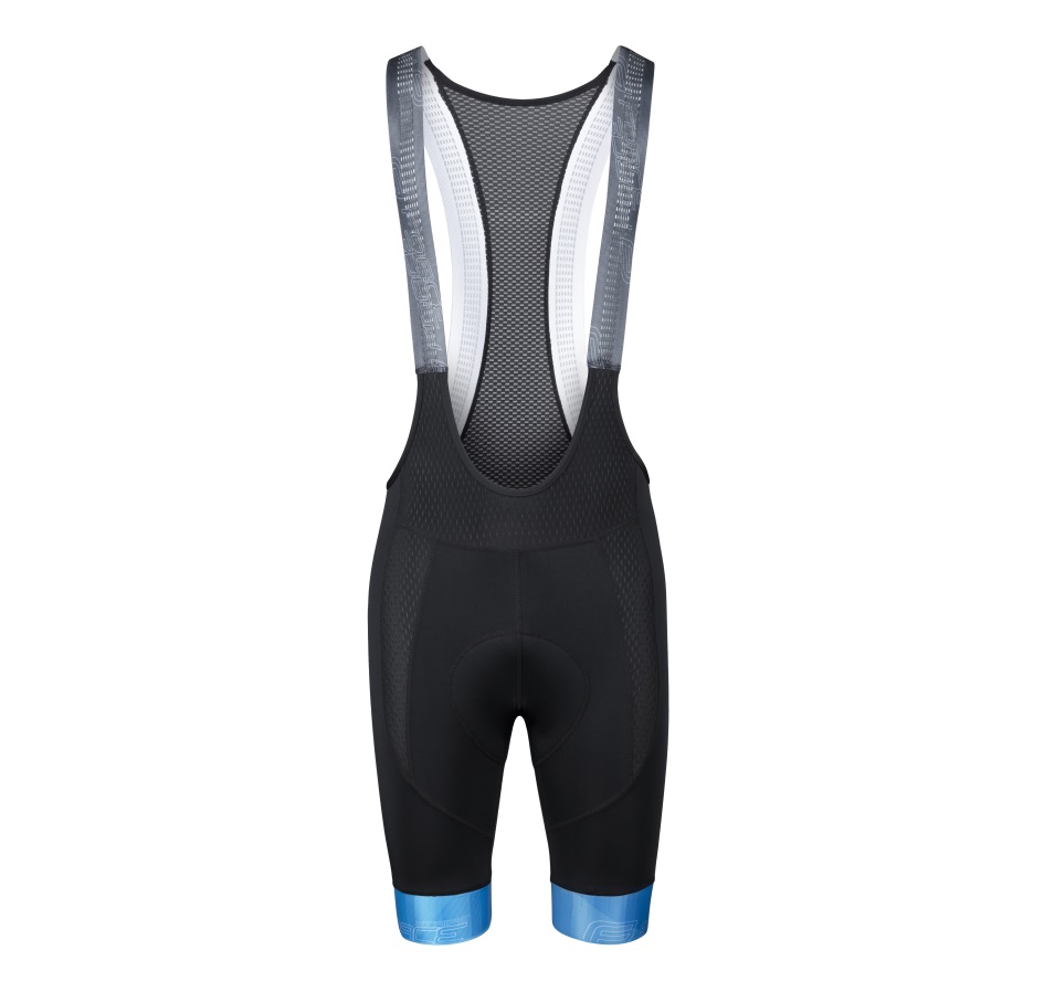 bibshorts F STRIPE with pad, black-blue