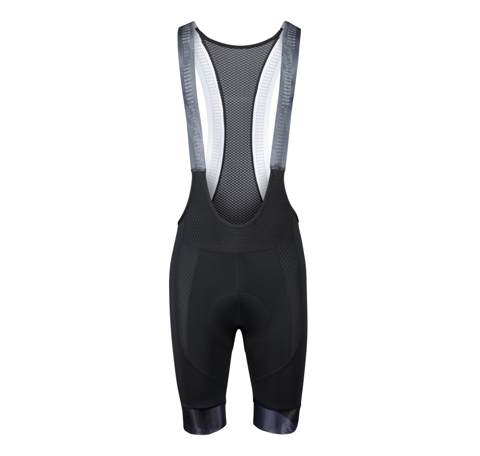 bibshorts F STRIPE with pad, black-grey