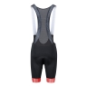 bibshorts F STRIPE with pad, black-red