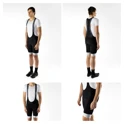 bibshorts F STRIPE with pad, black-white