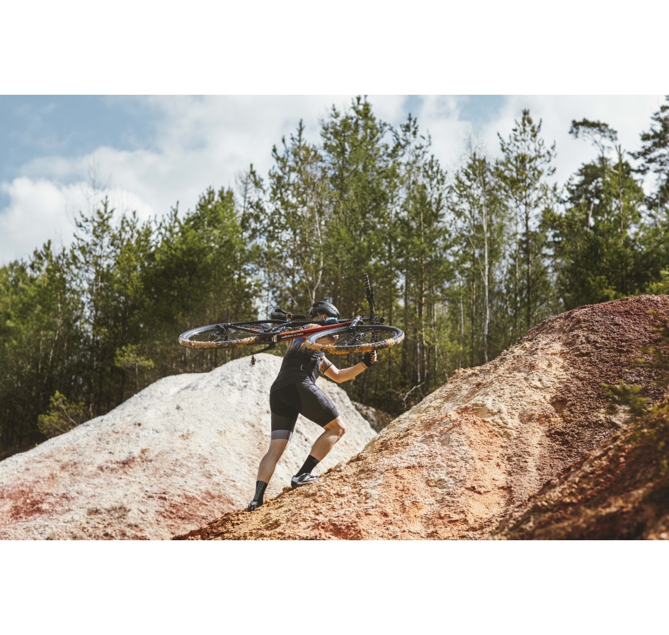 bibshorts F TEAM PRO, with pad,black-grey 