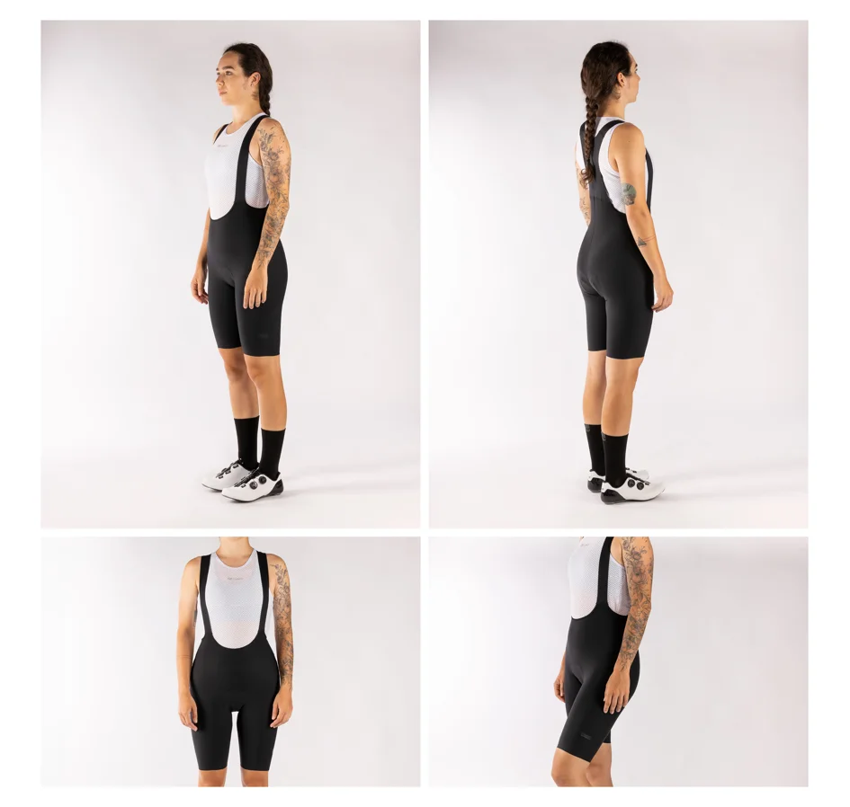 bibshorts FORCE ACTION LADY with pad, black