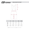 bibshorts FORCE ACTION LADY with pad, black