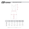 bibshorts FORCE ACTION with pad, black