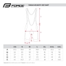 bibshorts FORCE B38 with pad, black 