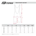 bibshorts FORCE B38 with pad, black 