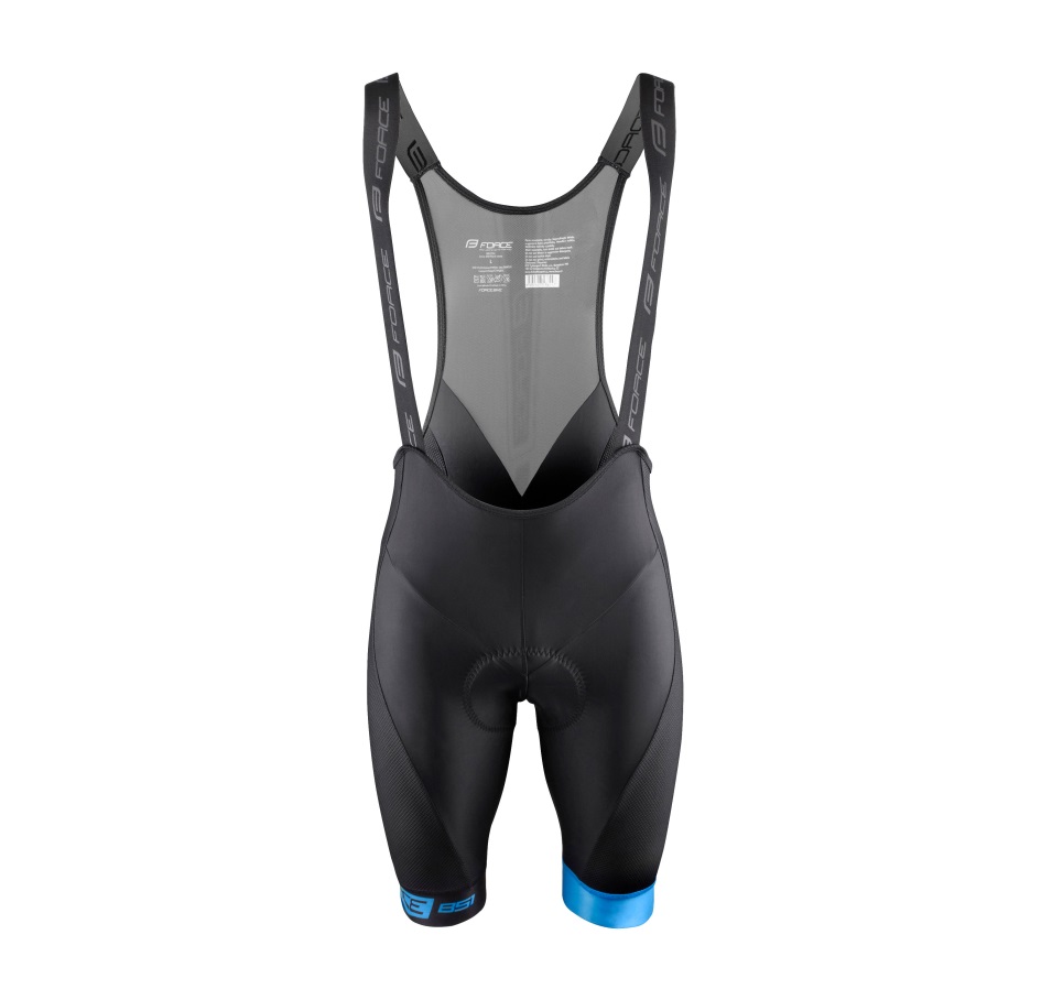 bibshorts FORCE B51 with pad, black-blue