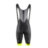 bibshorts FORCE B51 with pad,black-fluo