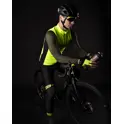 bibshorts FORCE B51 with pad,black-fluo