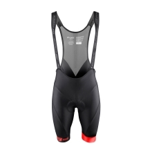 bibshorts FORCE B51 with pad, black-red