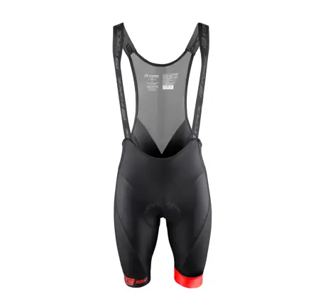 bibshorts FORCE B51 with pad, black-red