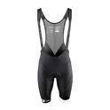 bibshorts FORCE B51 with pad, black-white