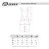 bibshorts FORCE BRIGHT TERMO with pad, black