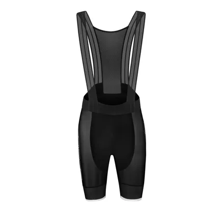 bibshorts FORCE SMOOTH with pad, black-white