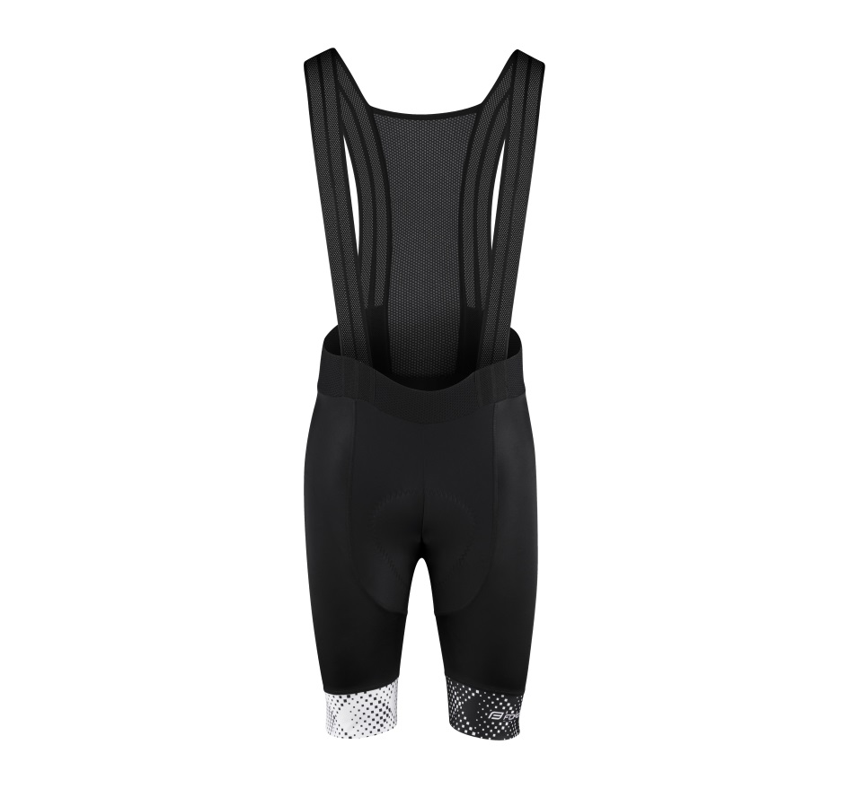 bibshorts FORCE VISION with pad, black-white