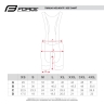 bibshorts FORCE VISION with pad, black-white