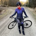 bibtights F BRISK UNI w/o pad, black-red