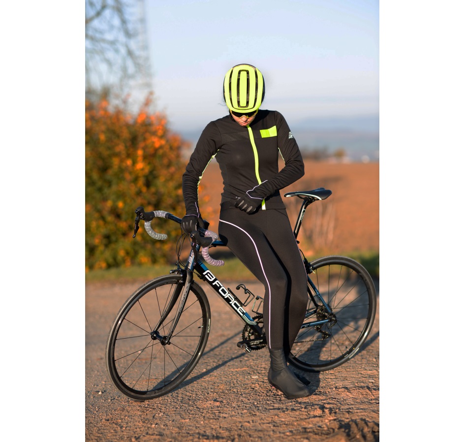 bibtights F REFLEX LINE LADY w/o pad,blck-pink