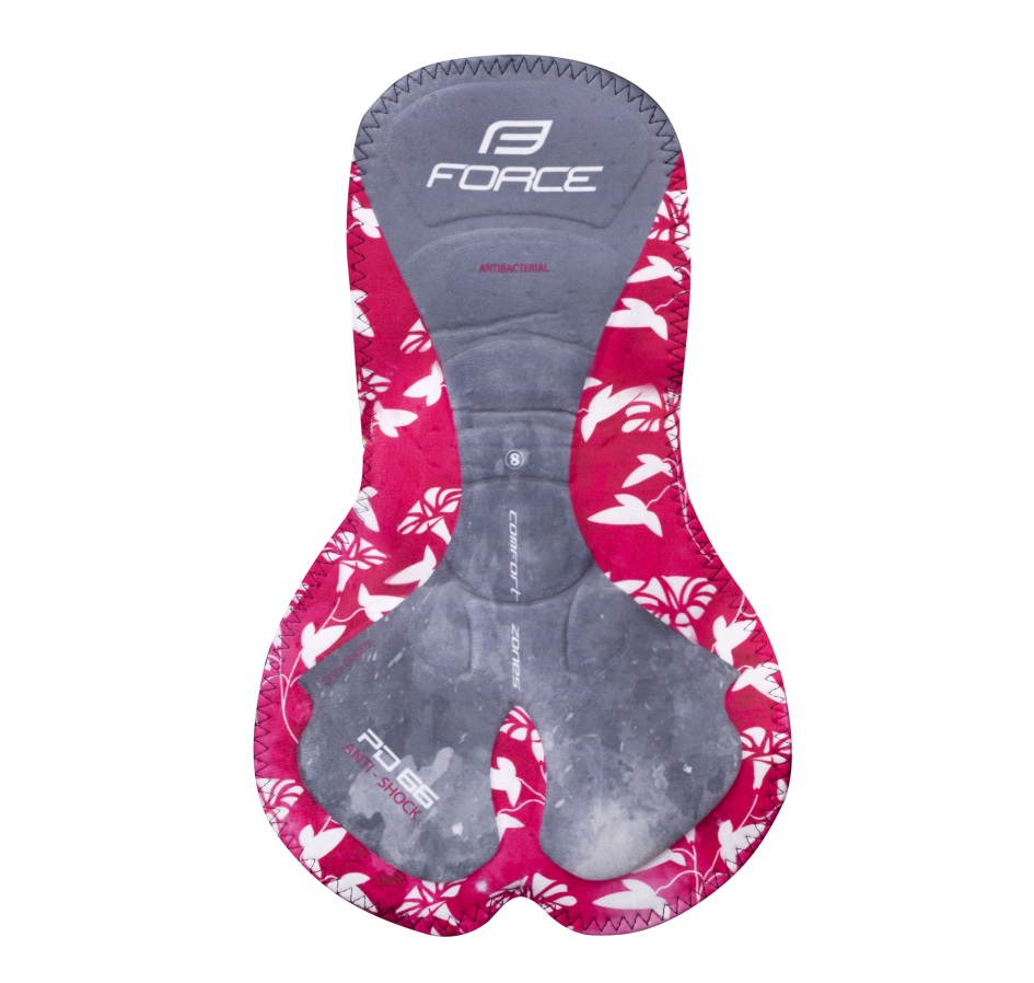 bibtights F REFLEX LINE LADY with pad,blck-pink