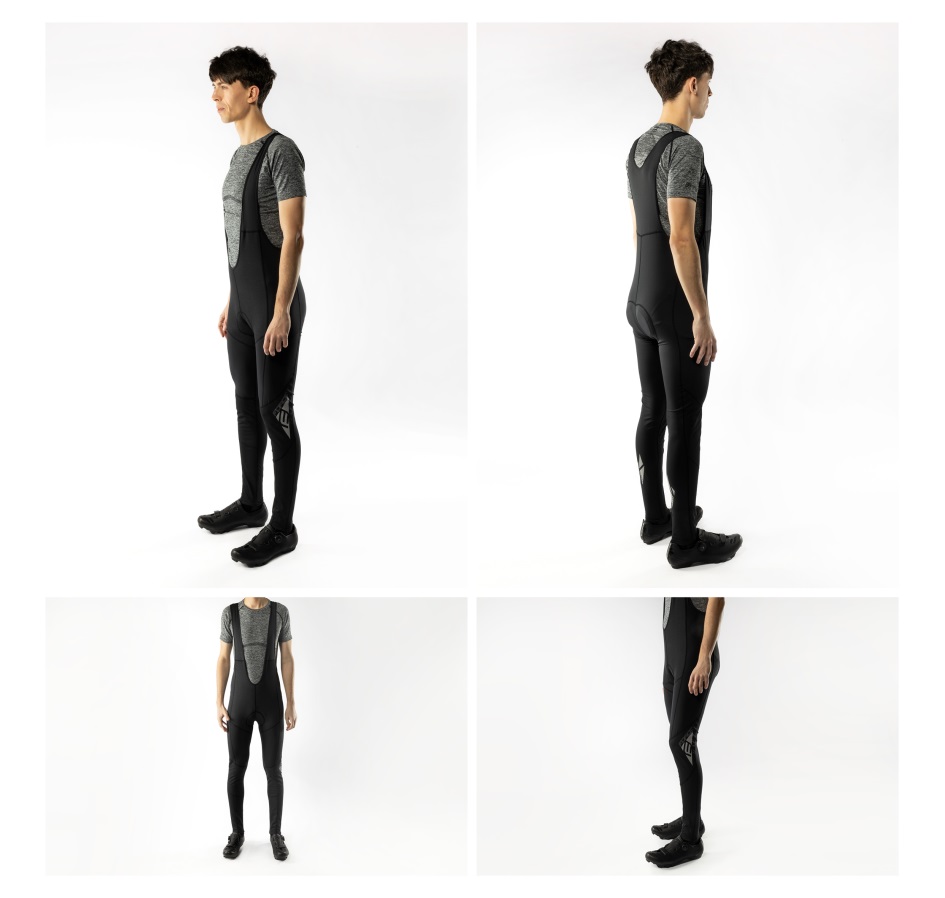 bibtights F SHARD WINDSTER with pad, black