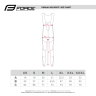 bibtights F SHARD WINDSTER with pad, black