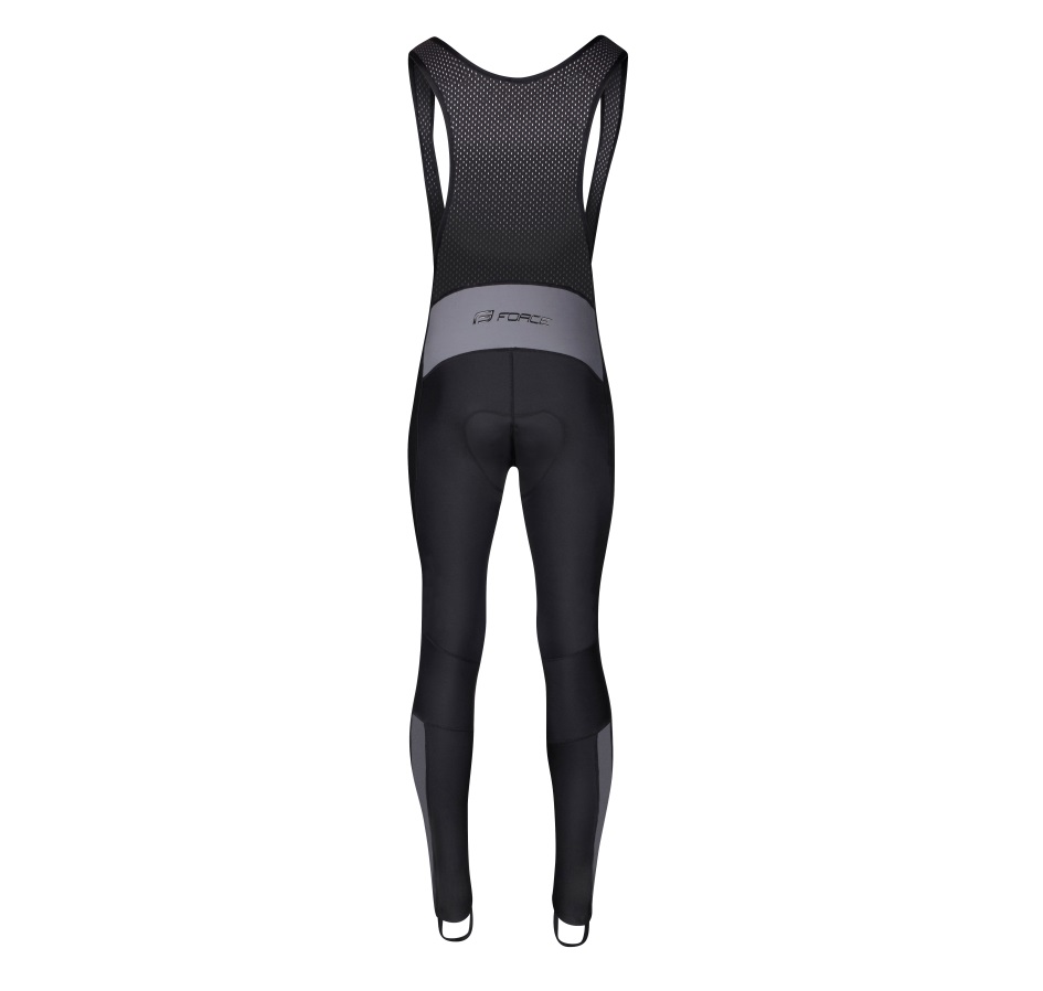 bibtights FORCE BRIGHT with pad, black