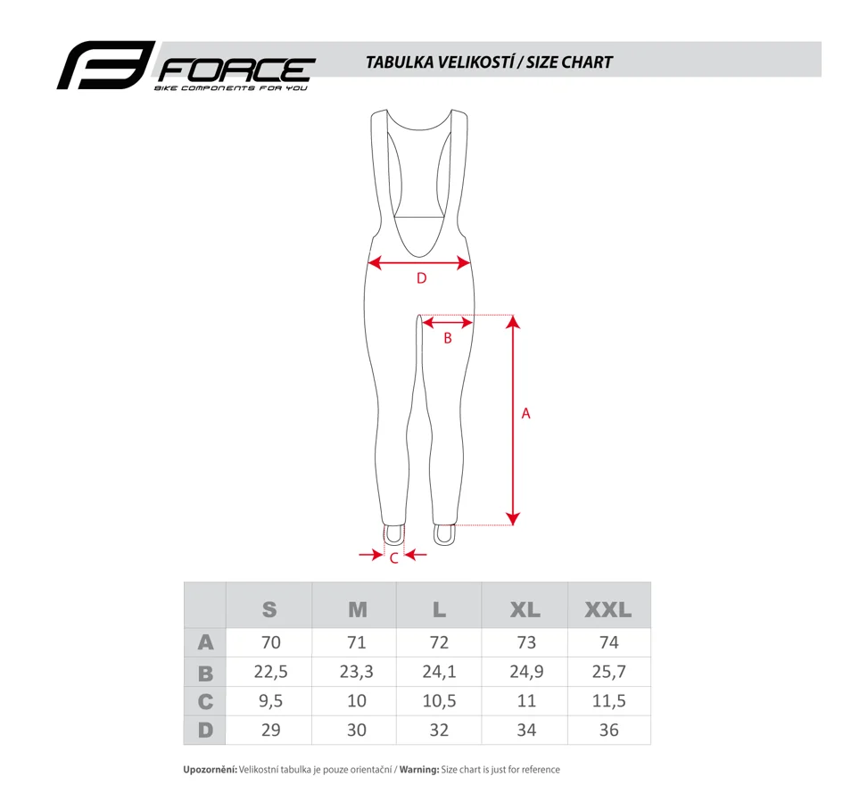 bibtights FORCE BRISK LADY with pad,blk-red