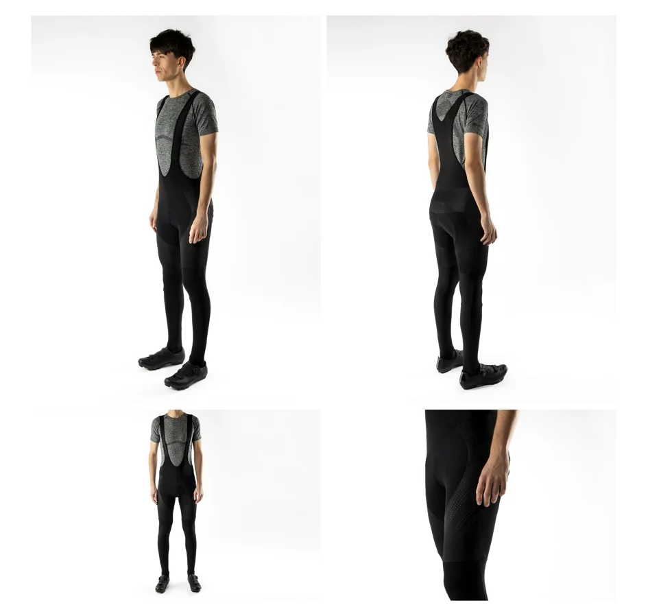 bibtights FORCE EXTREME with pad, black