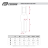 bibtights FORCE EXTREME with pad, black