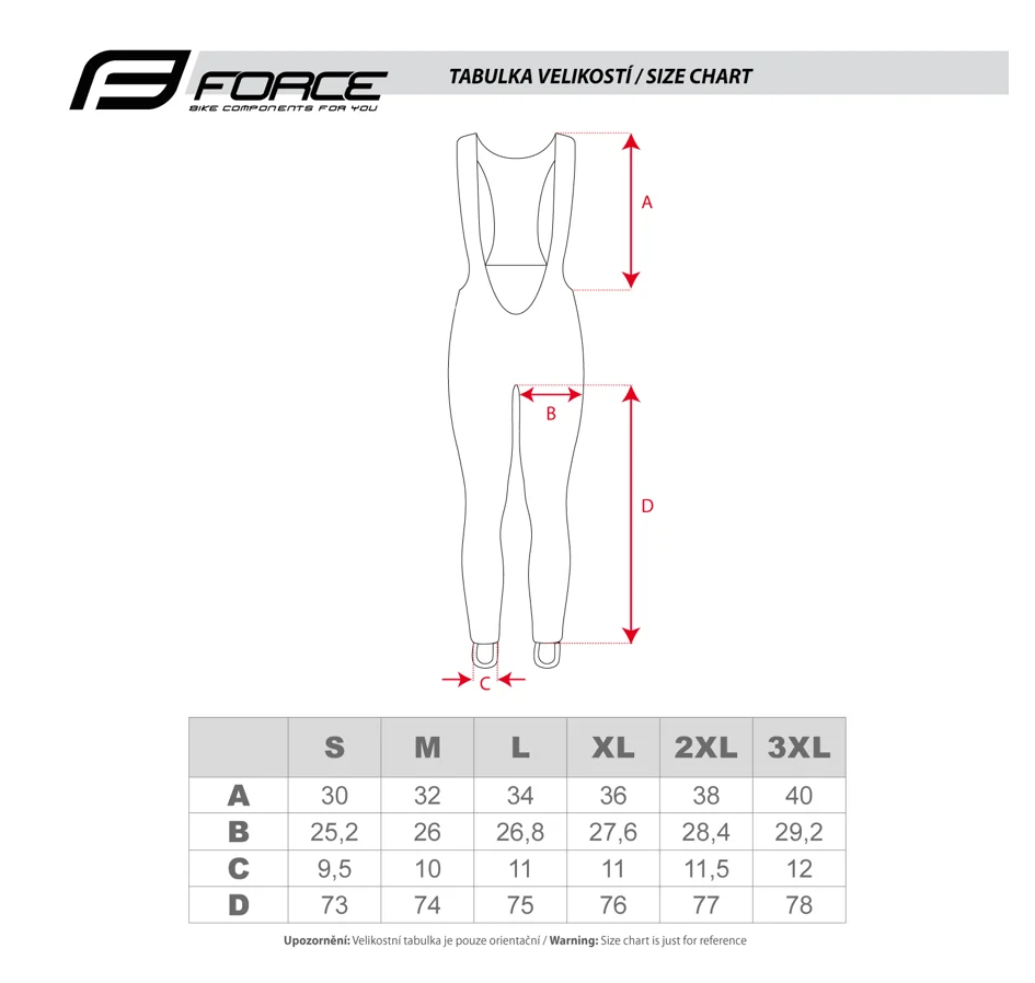 bibtights FORCE EXTREME with pad, black