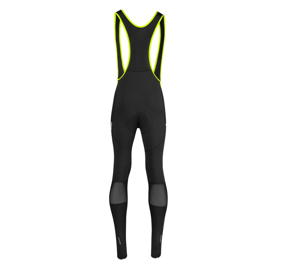 bibtights FORCE F58 with pad, black-fluo