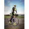 bibtights FORCE F58 with pad, black-fluo
