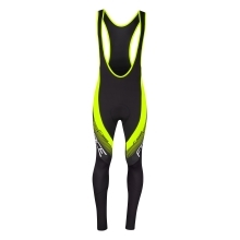 bibtights FORCE F58 with pad, black-fluo