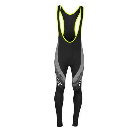 bibtights FORCE F58 with pad, black-grey 
