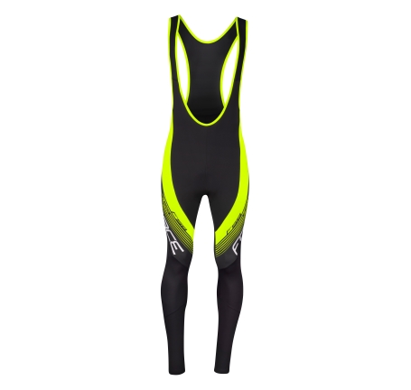 bibtights FORCE F58 without pad, black-fluo