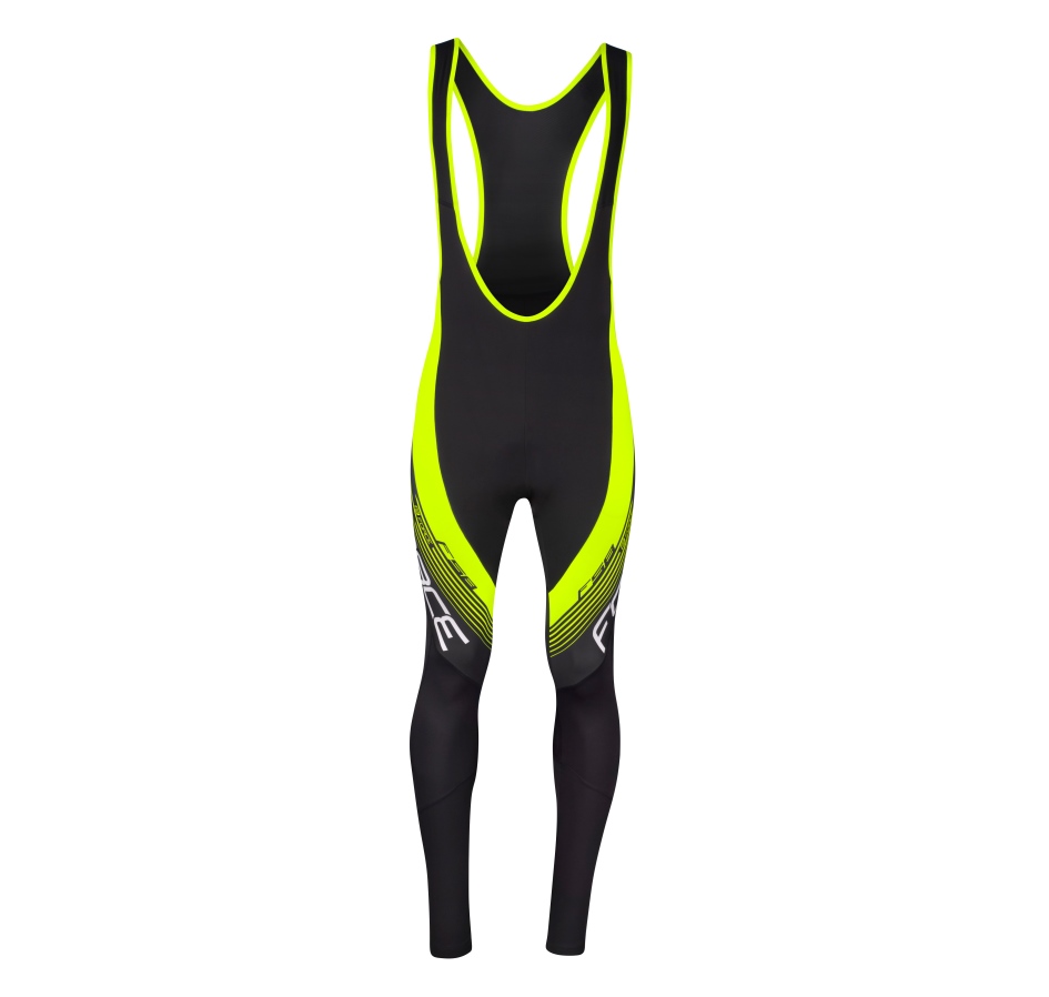 bibtights FORCE F58 without pad, black-fluo XS