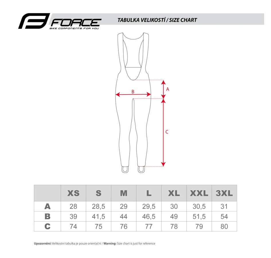 bibtights FORCE SPIKE with pad, black-fluo