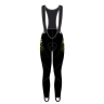 bibtights FORCE SPIKE with pad, black-fluo L