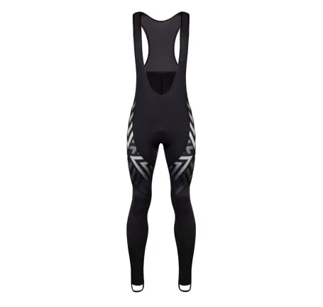 bibtights FORCE SPIKE with pad, black-white