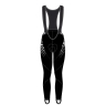 bibtights FORCE SPIKE with pad, black-white