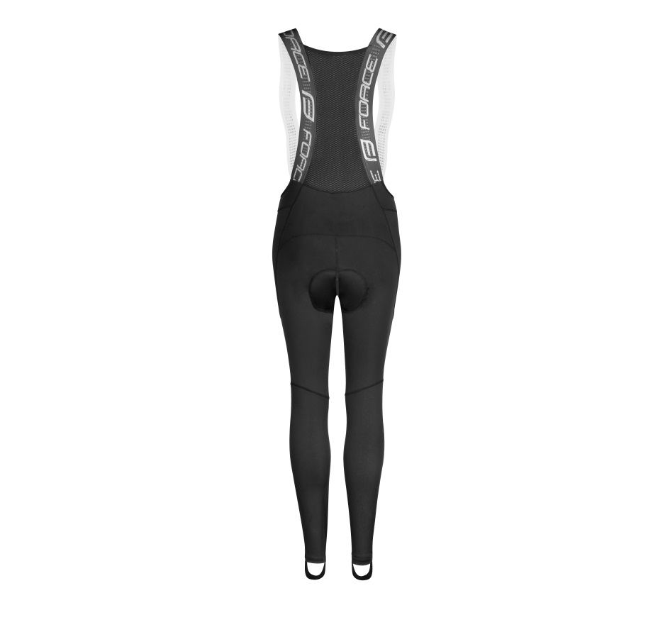 bibtights FORCE SPRING LADY with pad, black