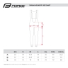 bibtights FORCE Z70 with pad, black