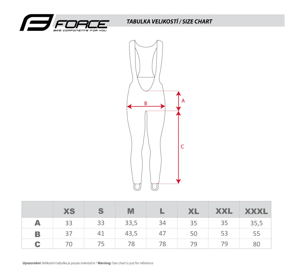 bibtights FORCE Z70 without pad, black 