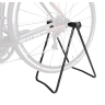bike display stand, for rear axle or QR, black