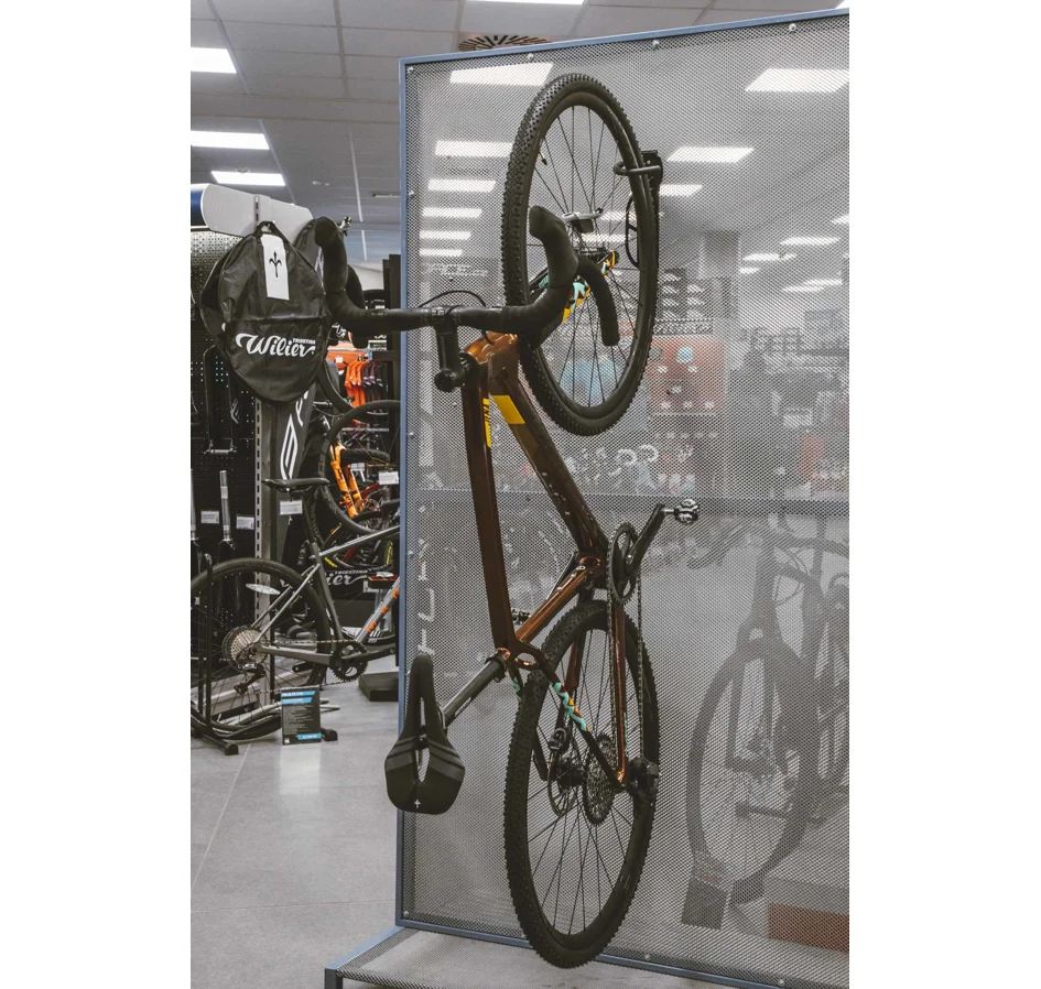 bike hanger F on the wall for front wheel, black