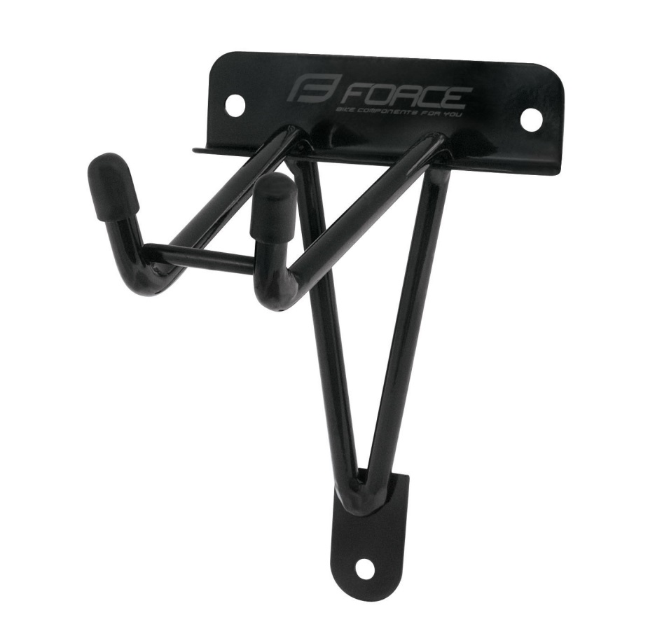 bike hanger FORCE ECO on the wall for pedal, black